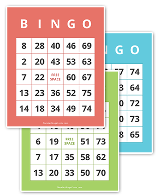 1-75 number bingo cards