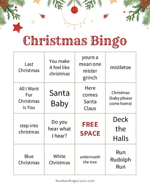 Christmas Bingo