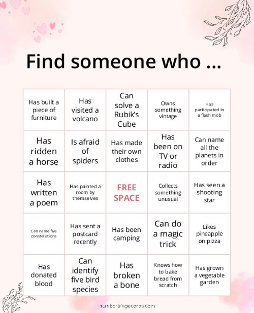 Find someone who