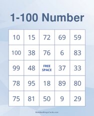 1-100 Number