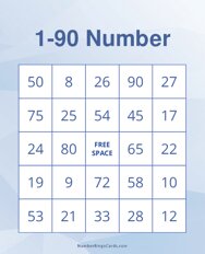1-90 Number