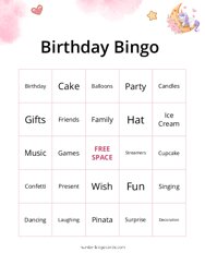 Birthday Bingo