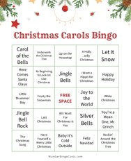 Christmas Carols Bingo
