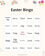 Easter Bingo