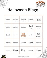 Halloween Bingo