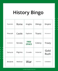 History Bingo