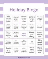 Holiday Bingo