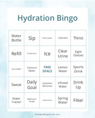 Hydration Bingo