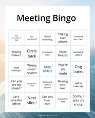 Meeting Bingo