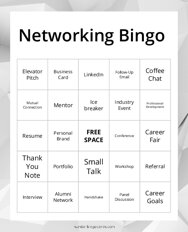 Networking Bingo