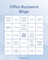 Office Buzzword Bingo