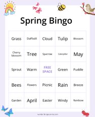 Spring Bingo