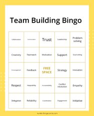 Team Building Bingo