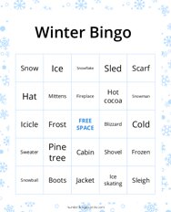 Winter Bingo